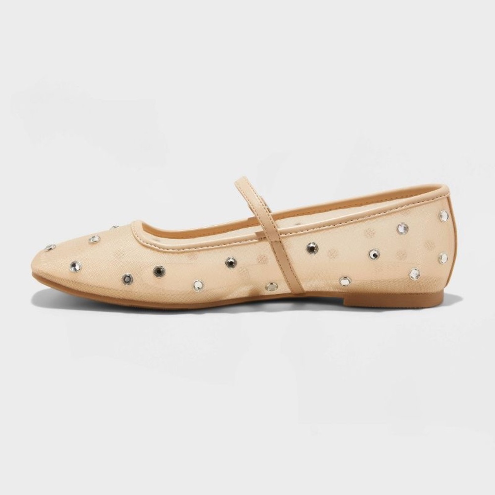 Viral Target USA Women's Elsa Ballet Flats with Memory Foam Insole - Wild Fable - Picture 2 of 3